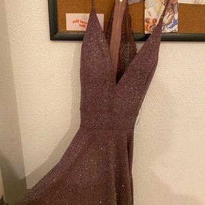 Purple and Silver windsor Dress